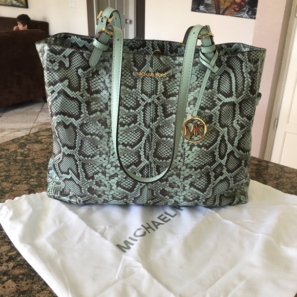 michael kors python handbag sale